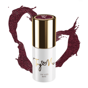 Lakier Hybrydowy TryLoveMe Glitter Wine 084