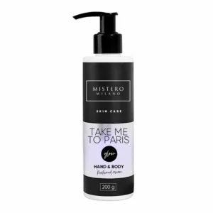 Perfumowany krem do ciała i rąk TAKE ME TO PARIS GLOW z drobiną 200g MISTRO MILANO